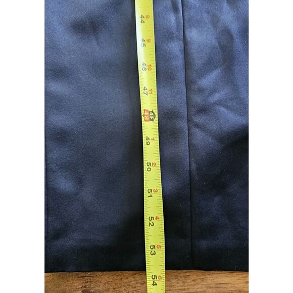 Talbots Navy Blue Beaded Satin Dress Women’s Size 16 Formal New - Picture 10 of 10